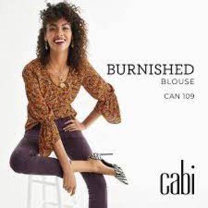 Cabi Burnished Blouse M Medium NWOT Fall 2020